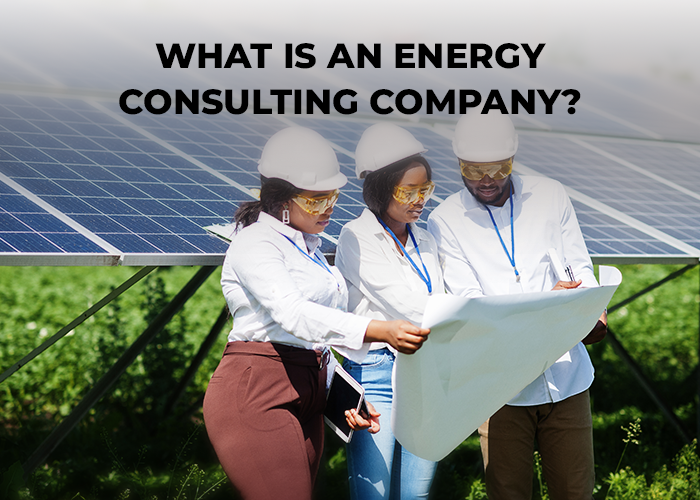 two female and one male electrical engineer standing in front of solar panel reading stats.